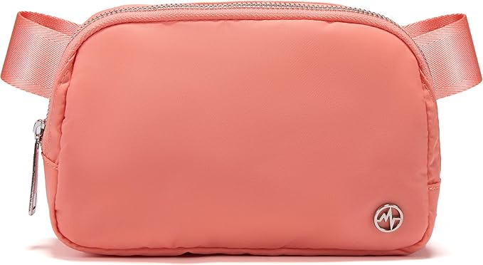 Pander Everywhere Belt Bag for Women, Fashion Waist Packs, Crossbody Bags, Everywhere Belt Bag with Adjustable Strap (Dark Salmon).
