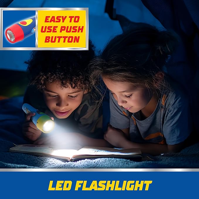 Energizer PAW Patrol Kids LED Lantern and Handheld Flashlight Combo Pack, Great Lightweight LED Flashlights for Kids, Batteries Included