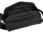 10" Premium Leather Toiletry Travel Pouch With Waterproof Lining | King-Size Handcrafted Vintage Dopp kit By Aaron Leather Goods (Jade Black)