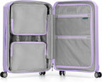 Traveler's Choice Pagosa Hardshell Expandable Luggage with Spinner Wheels, Lavender, 26-Inch Medium