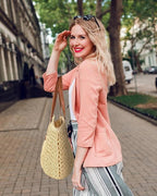 Beach Bags for Women - Straw Bag with Zipper, Soft Woven beach bag, Casual Straw Shoulder Bag for Daily Use
