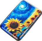 Credit Card Holder Small RFID Blocking Wallet Business Metal Slim Mini Aluminum Hard Case for Women Men