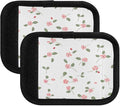 Qilmy Fresh Style Floral Fragments Luggage Handle Wrap 2Pack Luggage Identifiers Tag Comfort Handle Grips Cover for Stroller Suitcase Bag Airplane Travel Accessories1502