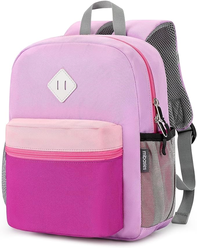 mibasies Toddler Backpack for Girls 2-4: Preschool Backpacks for Girls - Cute Kids Backpack