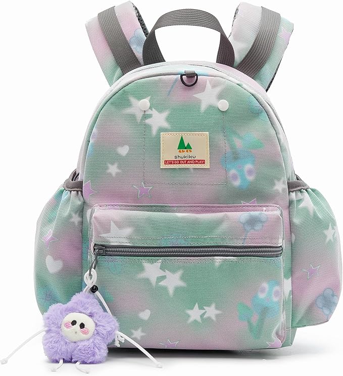12 Inch Toddler Backpack for Boys Girls 2-4, School Mini Backpack for Travel, Small Kids Child Backpacks, Preschool Kindergarten Elementary Toddler Bag, Small