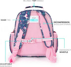 mibasies Toddler Backpack for Girls 2-4: Preschool Kindergarten Backpack - Cute Kids Backpacks for Girls - Unicorn