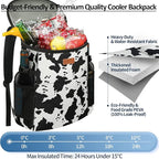 Camping Cooler Backpack 30 45 Cans, Soft Backpack Coolers Insulated Leak Proof Travel Cooler Bag Waterproof Lunch Picnic Beach Work Trip Thermal Bag Drink Beverage Beer Bag Cooler
