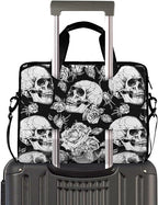 MNSRUU Laptop Bag for 15.6 inch Black Gothic Bats