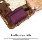 Icramsy Travel Toiletry bag Toiletry bag for women men Hanging Cosmetic bag Travel accessories for Women Men (Deep purple)
