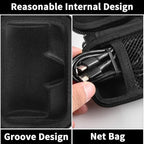 casmilee 【NOT Included Power Bank】 Portable Charger Case for iWalk/for Swyop/for Feob/for Charmast/for JEJILL/for LanLuk/for VEGER/for Taegila/for Kuulaa and More Small Charging Battery Pack, Black