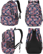 rickyh style School Backpack Travel Bag for Men & Women Lightweight College Back Pack with Laptop Compartmen