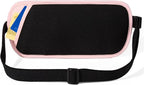 Money Belt - Slim Passport Holder RFID Blocking Travel Wallet Undercover Fanny Packs for Men Women - Pink