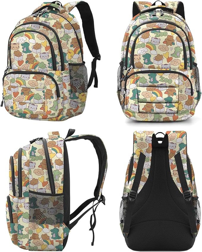 rickyh style School Backpack Travel Bag for Men & Women Lightweight College Back Pack with Laptop Compartmen