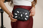 Crocs Classic Belt Waist Bag, Customizable Fanny Pack, Personalize with Jibbitz Charms, Black, One Size