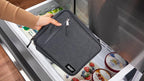PackIt(R) Freezable Classic Lunch Box, City Charcoal, Built with EcoFreeze(R) Technology, Collapsible, Reusable, Zip Closure With Front Pocket and Buckle Handle, For Work Lunch