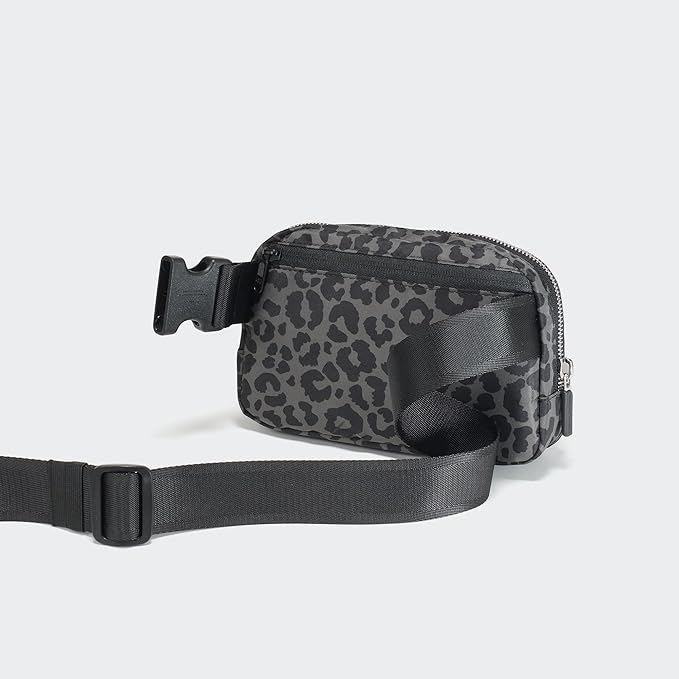 Pander Everywhere Belt Bag for Women, Fashion Waist Packs, Crossbody Bags with Adjustable Strap (Grey Leopard)