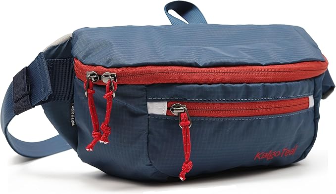 Ultralight Travel Waist Pack 2.5L, Large Water Resistant Fanny Pack for Men & Women.
