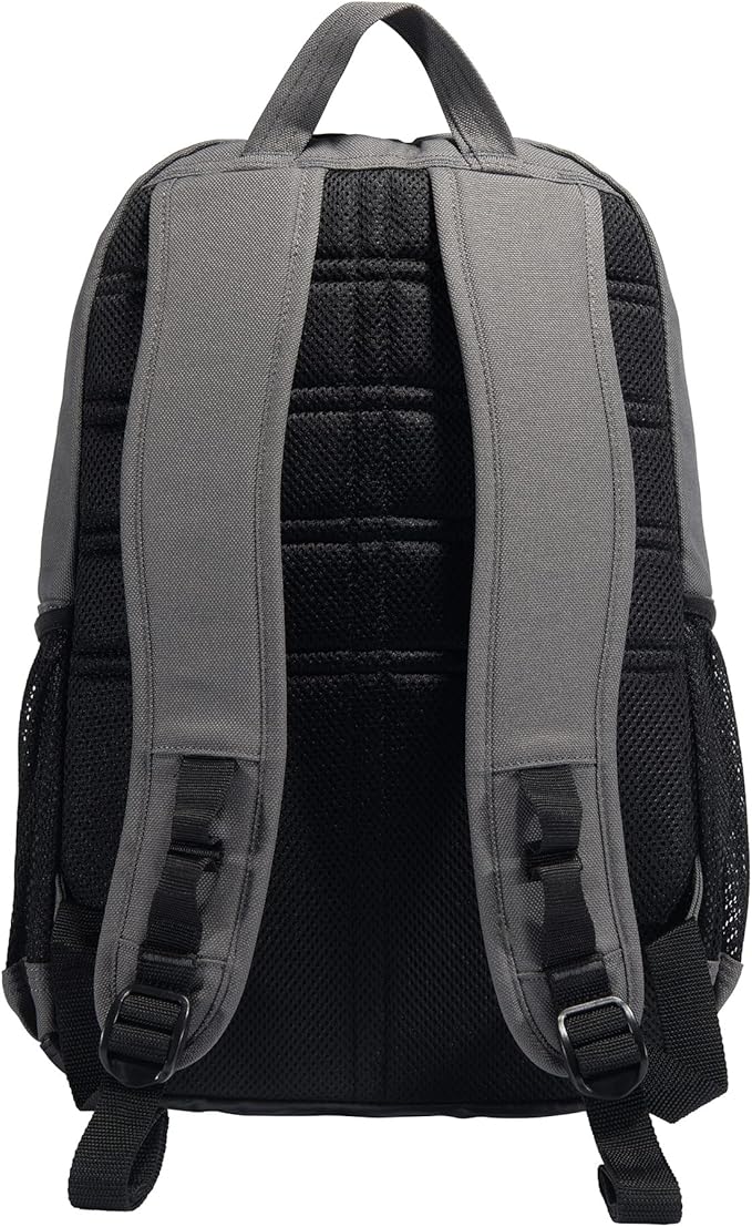 Carhartt 27L Single-Compartment Backpack, Durable Pack with Laptop Sleeve and Duravax Abrasion Resistant Base, Gray