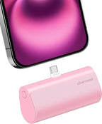 charmast Portable Charger USB C for iPhone 17/16/15, 5000mAh Fast Charging Power Bank with Built-in Type-C Connector, 20W Mini Battery Pack for iPhone 17/16/15 Series, Samsung S25/S24/S23, and More