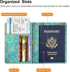 FINTIE Passport Holder, Slim Travel Wallet RFID Blocking Card Case Cover Passport Cover Protector Essentials with Credit Card Slots for Women/Men | Slim, RFID Blocking, Card Case Cover, Essentials, Credit Card Slots
