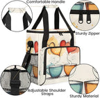 Coffee Maker Travel Bag Compatible with Keurig K-Mini, K-Mini Plus or Other Accessories, Portable Coffee Maker Case with Shoulder Strap for Travel(Bag Only)