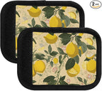 Vintage Lemon Luggage Handle Wrap for Suitcase Luggage Tags Handle Covers Identifiers Soft Decorations Travel Accessories 2 Pack