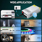 VAYALT DC 12V 100A 1200W Switching Power Supply, 110V/220 V Power Supply AC to DC Converter, Universal Regulated Switching,12V Power Supply for CCTV Camera System,3D Printer,Led Strip,Computer Project