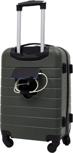 Wrangler Smart Spinner Hardside Luggage, 2 Piece Set, Deep Depths