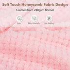 Tirrinia Travel Blanket and Pillow Set, Soft Compact Airplane Blanket with Foot Pockets, 4-in-1 Travel Essentials for Women Men, Portable Travel Gifts for Her, Travel Blanket for Airplanes, Cars