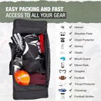 Jetstream Heavy Duty Multi Pocket Durable Sports Gym Equipment Travel Duffel Bag