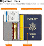 FINTIE Passport Holder, Slim Travel Wallet RFID Blocking Card Case Cover Passport Cover Protector Essentials with Credit Card Slots for Women/Men | Slim, RFID Blocking, Card Case Cover, Essentials, Credit Card Slots