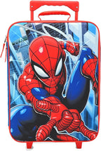 Fast Forward Spiderman Boys 16" Soft Luggage - Cute & Durable Carry-On Suitcase for Travel 16X12X5