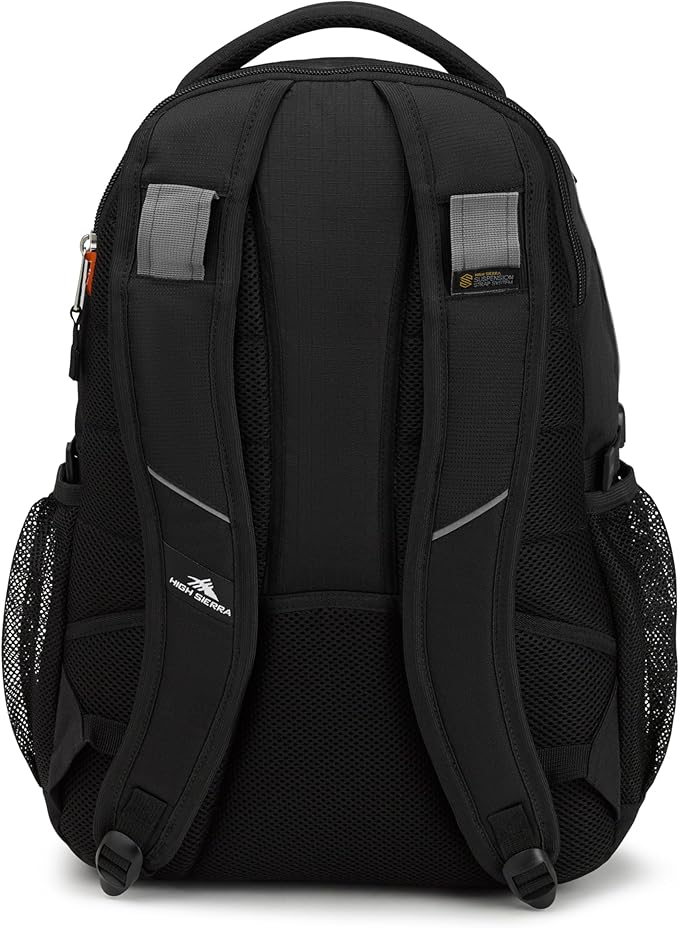 High Sierra Swerve Laptop Backpack, Black, One Size