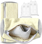 2Pcs Reusable Shoe Washing Machine Bag for Washer and Dryer:Free Up Hands, Prevent Deformation,shoe bag with Zipper Protection Design, Use for all Shoes,Sports Shoes