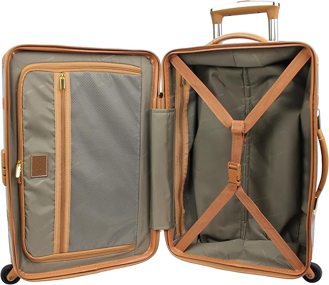 World Traveler VentureX Airline Approved 2-Piece Carry-On Luggage Set – Lightweight Hardside Polycarbonate Suitcase with Spinner Wheels - Gatsby Mint