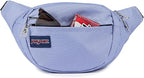 JanSport Fifth Avenue Fanny Pack Crossbody Bags for Women, Men - Stylish, Durable Waist Bag with Adjustable Belt, Main Zippered Pocket, Quick Stash Pocket - Travel Essentials - Black