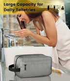 Vorspack Travel Toiletry Bag for Men - Hanging Toiletries Bag Water Resistant Travel Bag for Toiletries Accessories