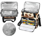 Coffee Maker Travel Bag Compatible with Keurig K-Mini or K-Mini Plus, Single Serve Coffee Brewer Carrying Case with Multiple Pockets for K-Cup Pods, Storage Bag With Shoulder Strap(Bag Only)