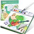 JoyCat Paint with Water Coloring Books for Toddlers, Watercolor Painting Sets for Kids Ages 3-5 4-8, Arts and Crafts Drawing Activities Toy Birthday Gifts for Boys Girls (Dinosaur & Vehicle)