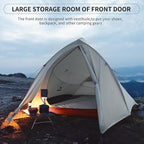 Naturehike Cloud Up Tent, Lightweight Backpacking Tents, Waterproof Ultralight Tent for Camping Hiking Backpacking