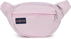 JanSport Fifth Avenue Fanny Pack Crossbody Bags for Women, Men - Stylish, Durable Waist Bag with Adjustable Belt, Main Zippered Pocket, Quick Stash Pocket - Travel Essentials - Black