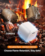 TORRAS Ultra Slim Portable Charger with [Mini but Power] 30W C Charger