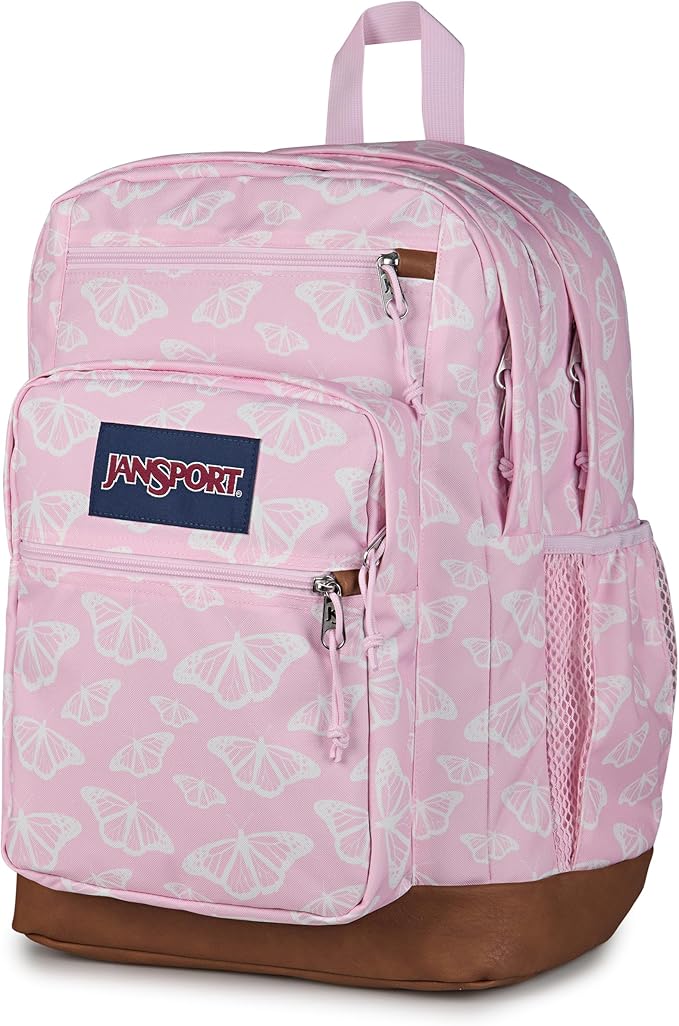 JanSport Cool Backpack with 15-inch Laptop Sleeve, Large Computer Bag Rucksack with 2 Compartments, Ergonomic Straps, Flutter By