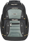 Targus Drifter II Laptop Backpack, Black/Gray – Backpack for Men for Business and Travel, Durable Water-Resistant Material, Fits up to 17" Laptops (TSB239US)