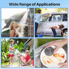 Portable Camping Shower with Heater, 6000mAh Rechargeable Portable Shower with 2000W Immersion Heater, LED Display, Heated Camping Shower for Travel, Hiking, Car, Pet
