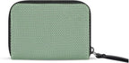 Sherpani Barcelona AT, Small Nylon Bifold Zipper Pocket Wallet, Travel Bag for Men Women, RFID Protection, Unisex Travel Gift (Aloe Mist)