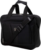 Travelers Club 3 Piece Bowman Luggage Set, Black Carry