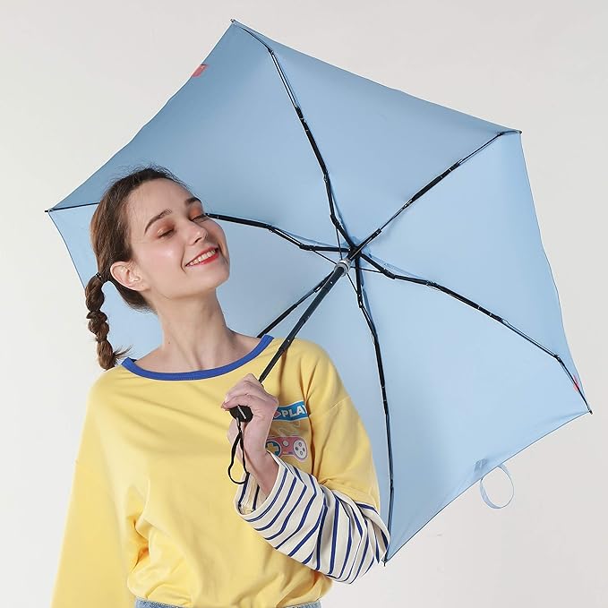 RUMBRELLA Mini Teflon Purse Umbrella With 99% UV Protection for Travel