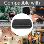 Solar Power Bank Carrying Case - Portable Hard Travel Storage Box for Solar Chargers, Compatible with BLAVOR 10000mAh, Durecopow 20000mAh(Black)