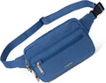 Baggallini Securtex Anti-theft Belt Bag 8.8"x5.5" Crossbody Fanny Pack for Women RFID Wallet Locking Zipper Travel Purse